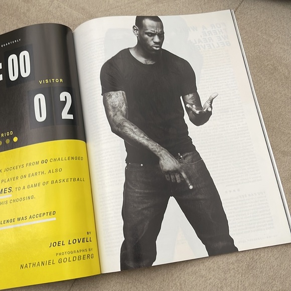 Lebron James GQ Cover February 2009 - Picture 3 of 3
